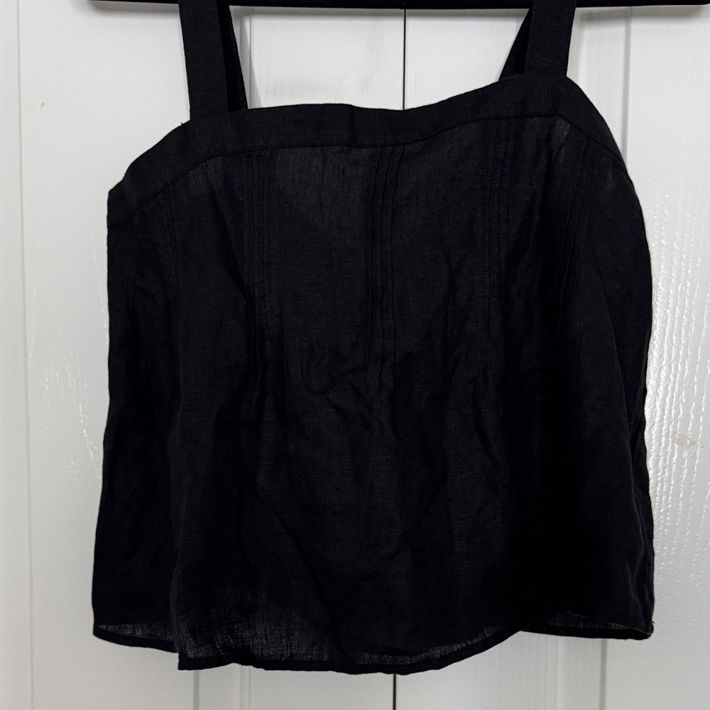 J. Crew Classic Black Tank Top